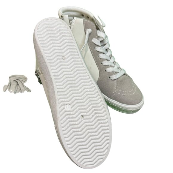 Vintage Havana SneakersGold trimmed multi Mix Star Studded High Tops SZ:7 - Picture 8 of 10